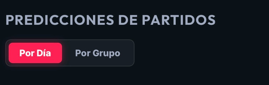 Cambio de vistas